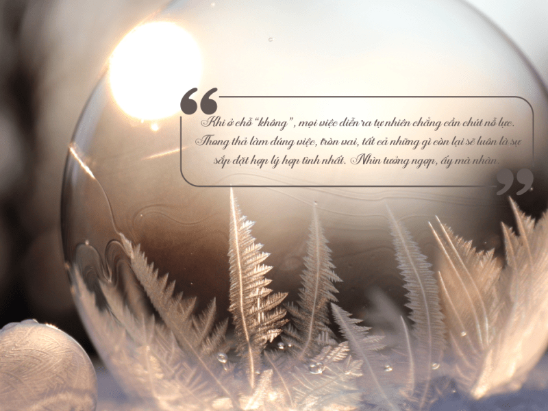 Lạnh. Chậm. Dừng.